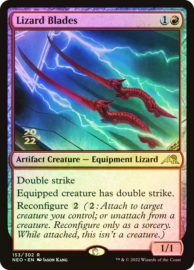 Lizard Blades (Prerelease) (Kamigawa: Neon Dynasty) | Promo | Star