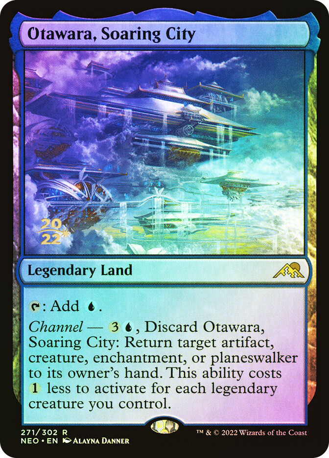 MTG Otawara, Soaring City アーティストプルーフ　サイン Otawara, Soaring City (Prerelease) (Kamigawa: Neon Dynasty