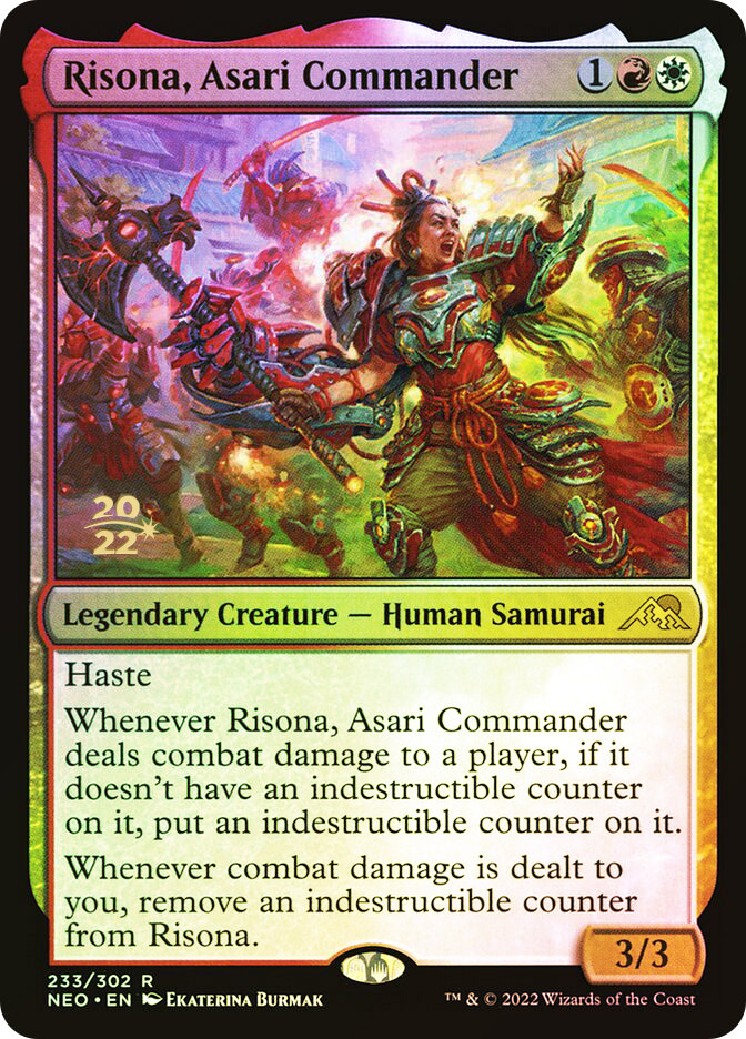 Risona, Asari Commander (Prerelease) (Kamigawa: Neon Dynasty