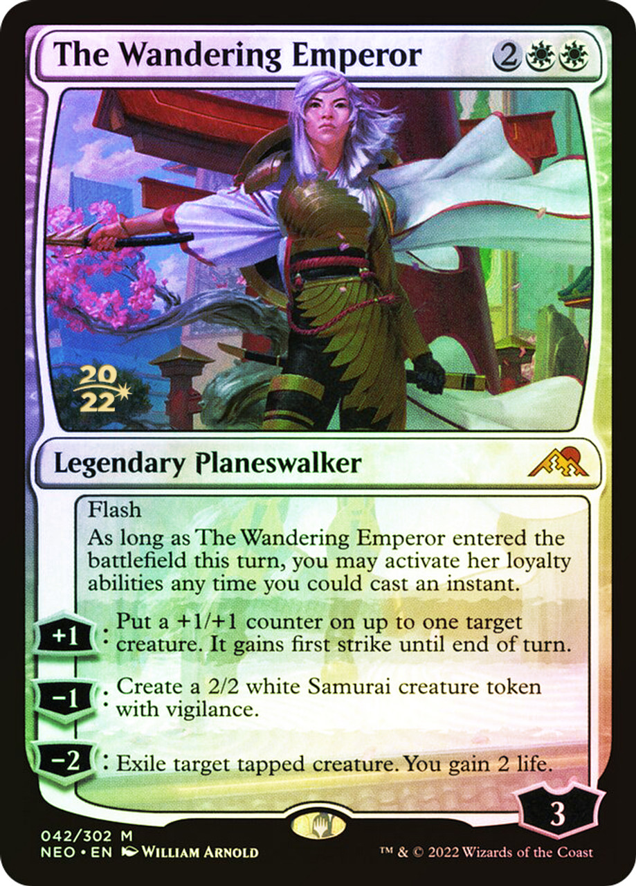 MTG 放浪皇 PWCS The Wandering Emperor PSA10 放浪皇 (Kamigawa: Neon Dynasty 日本語) | Magic: The Gathering