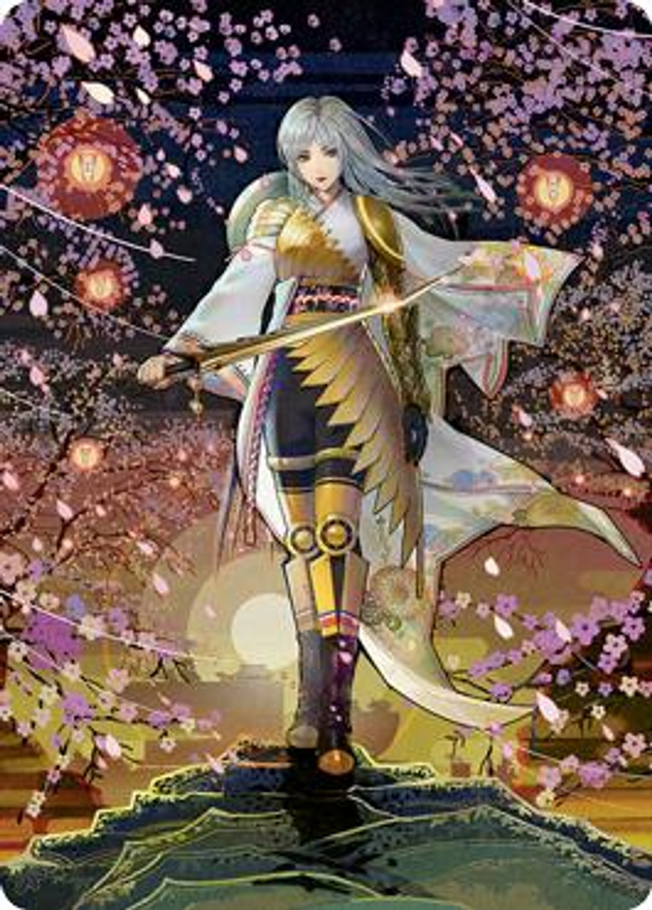The Wandering Emperor Art Card} (#50) | Art Series: Kamigawa