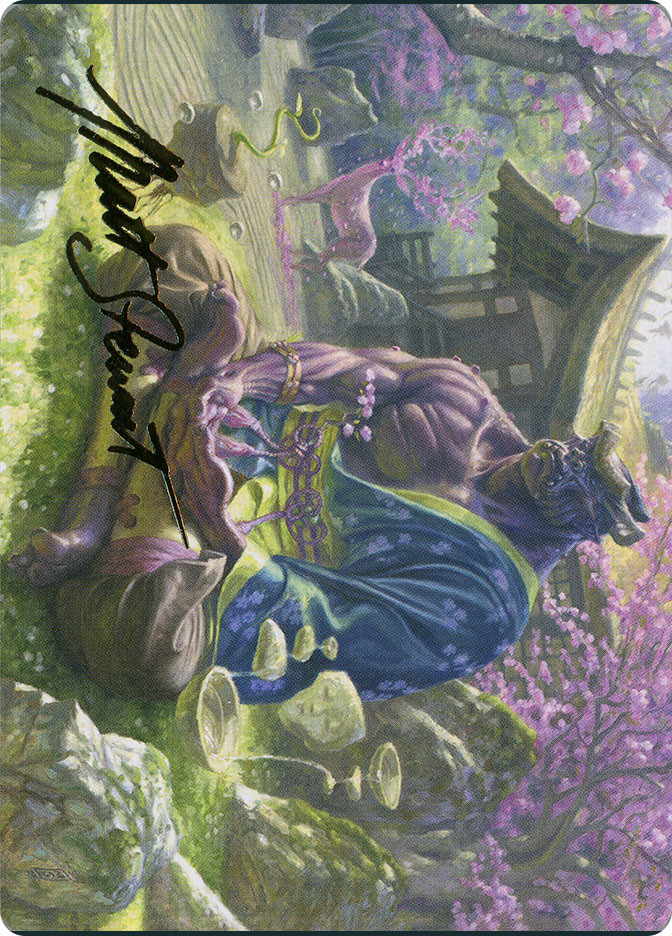 Kosei, Penitent Warlord Art Card} (Signed) | Art Series: Kamigawa