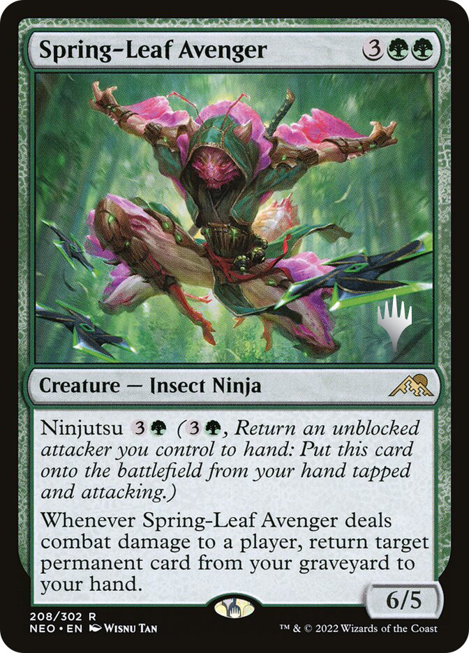 Spring-Leaf Avenger (Promo Pack) (Kamigawa: Neon Dynasty) | Promo