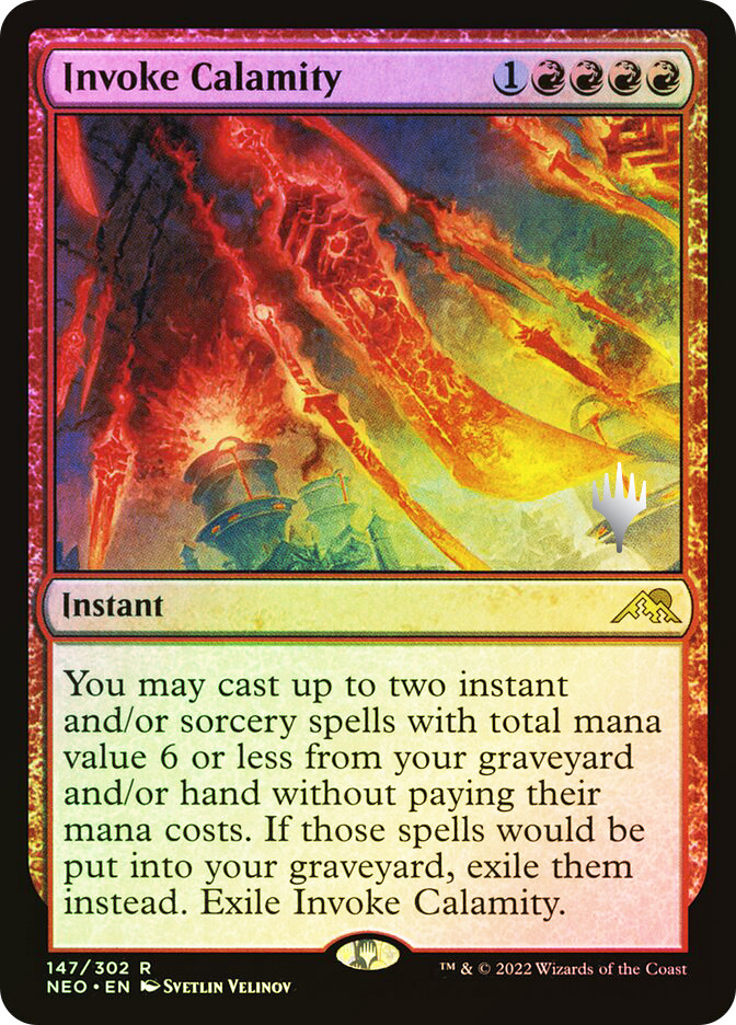 Invoke Calamity (Promo Pack) (Kamigawa: Neon Dynasty) | Promo