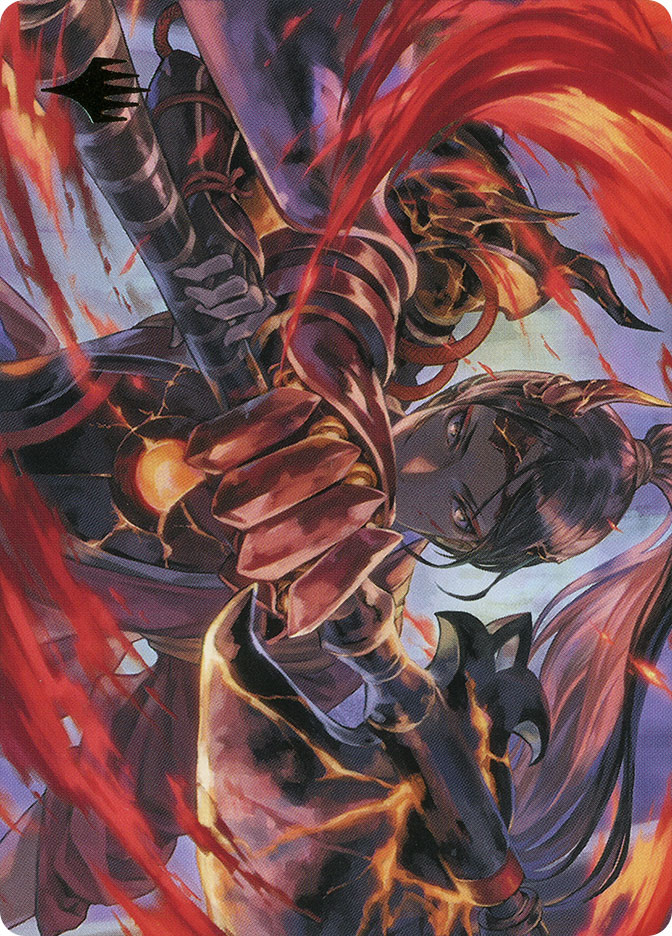 Risona, Asari Commander Art Card} (Stamped) | Art Series: Kamigawa