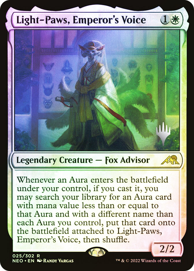 Light-Paws, Emperor's Voice (Promo Pack) (Kamigawa: Neon Dynasty