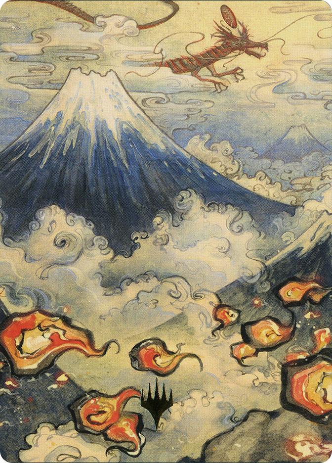 Mountain Art Card} (#78) (Stamped) | Art Series: Kamigawa: Neon