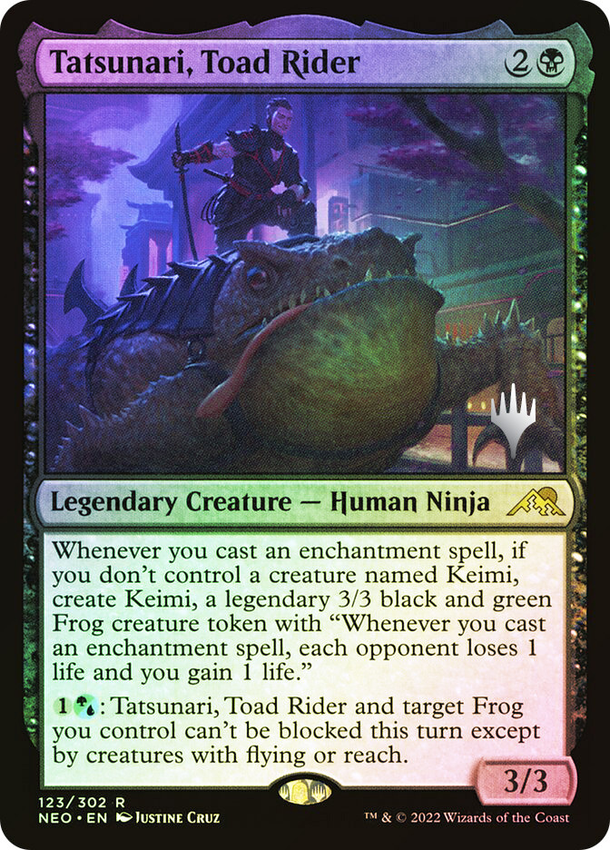 RAID バサクラ限定ダッチ KANAMORI/ カナモリ Tatsunari, Toad Rider (Promo Pack) (Kamigawa: Neon Dynasty