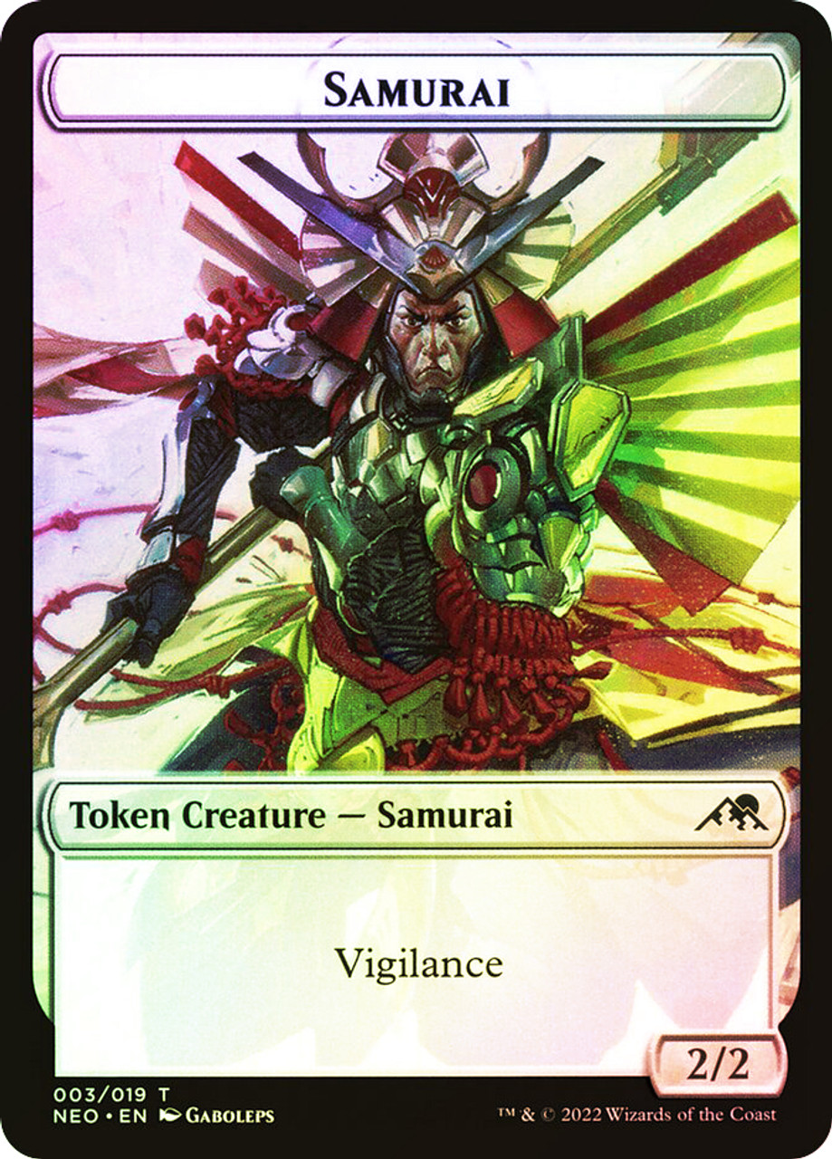 {Samurai Token} // {Tezzeret, Betrayer of Flesh Emblem}