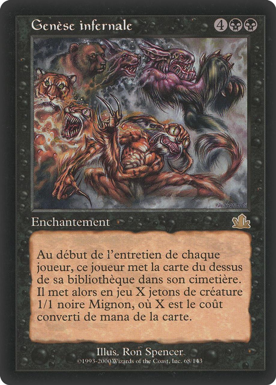 MTG 冥府からの誕生 Infernal Genesis Foil×3 まとめ Infernal Genesis | Prophecy - French | Star City Games