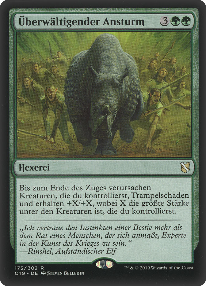 Magic: the Gathering - Overwhelming Stampede - Fuga Travolgente - Commander (2019 Edition