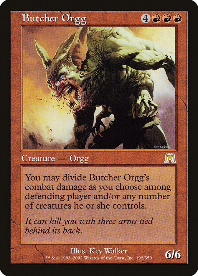 【Foil】解体するオーグ/Butcher Orgg[ONS] 英語 Butcher Orgg | Onslaught | Star City Games