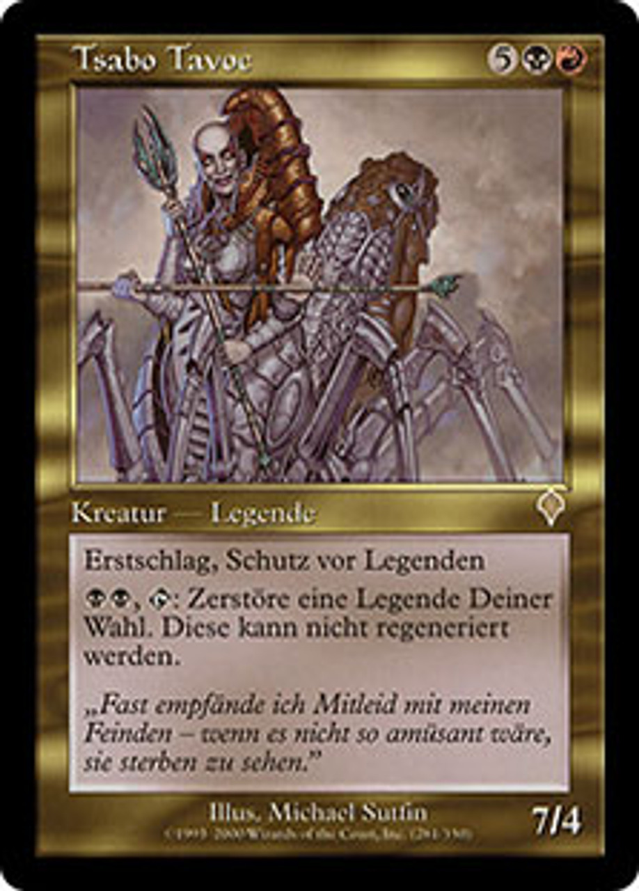 MTG foil 英語　サーボ・タヴォーク Tsabo Tavoc | Invasion - German | Star City Games