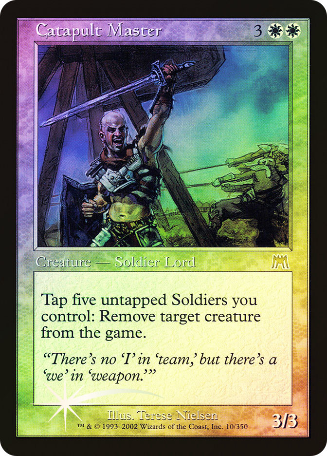 Magic: The Gathering - Catapult Squad - Onslaught Game Onslaught