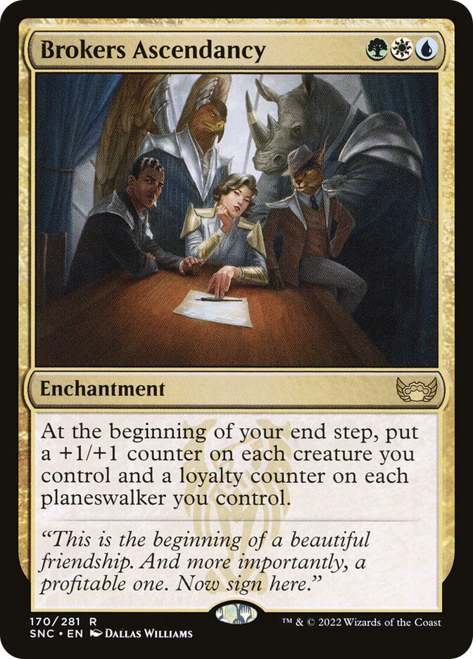 brokers cards mtg Commander Streets of New Capenna : Bedecked (GWU) — Twenty Sided Illustrated by Dallas Williams. Best Upgrades For MTG's Bedecked