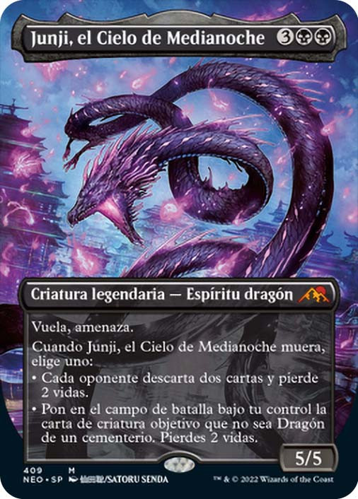 Junji, the Midnight Sky (Borderless) | Kamigawa: Neon Dynasty