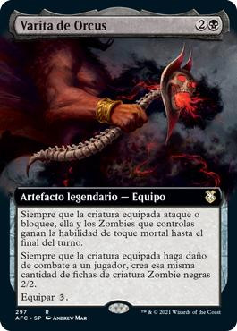 Wand of Orcus (Extended Art) | Adventures in the Forgotten Realms Commander - Variants - Spanish | Star City Games Wand of Orcus (Extended Art) | Adventures in the Forgotten Realms Commander - Variants - Spanish | Star City Games