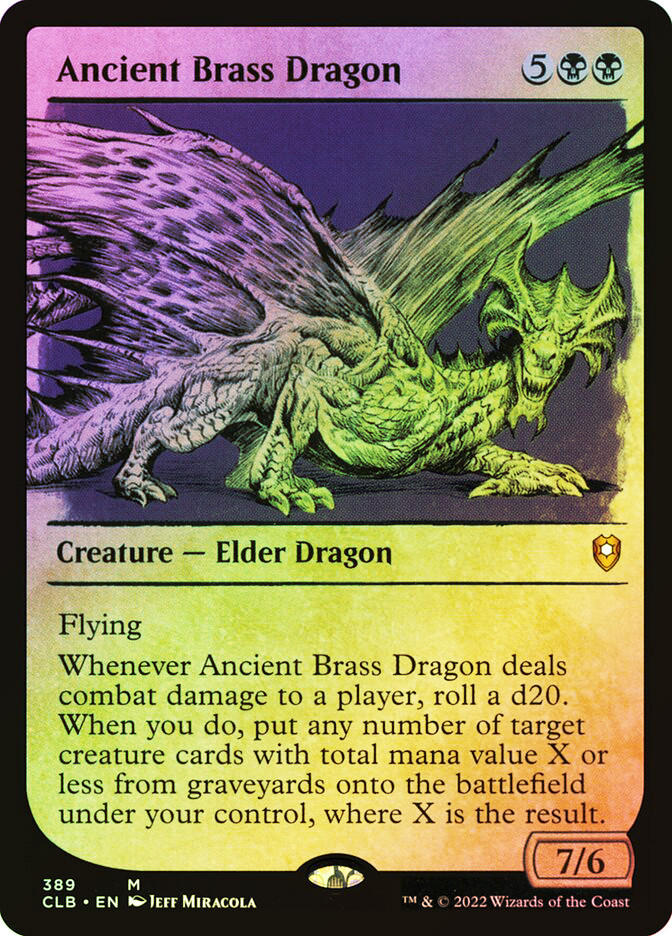 Ancient Brass Dragon | Commander Legends: Battle for Baldur's Gate