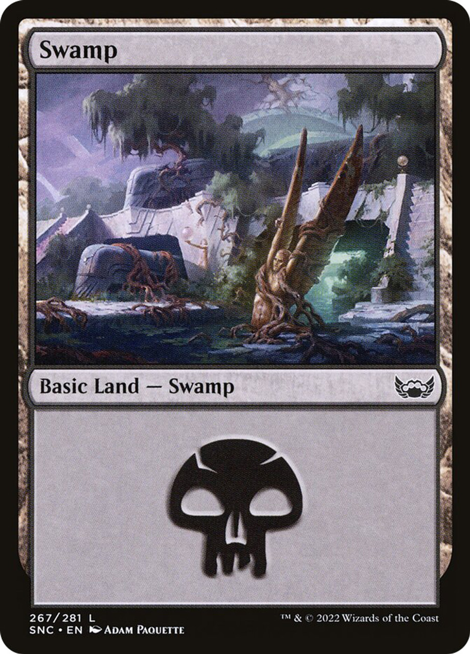 MTG SLP 0033 沼 / Swamp Foil Magic Con C Swamp Promo - Secret Lair Showdown (SLP) #33 - MagicCon 2025