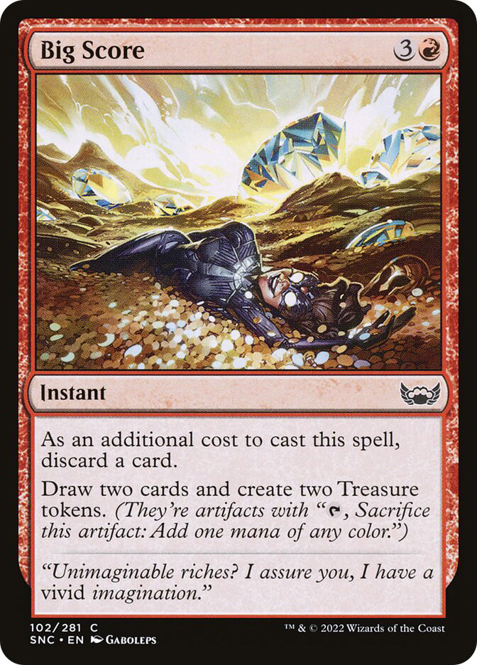 mtg big score cards Simulacrum Synthesizer [Outlaws of Thunder Junction: The Big Score]
