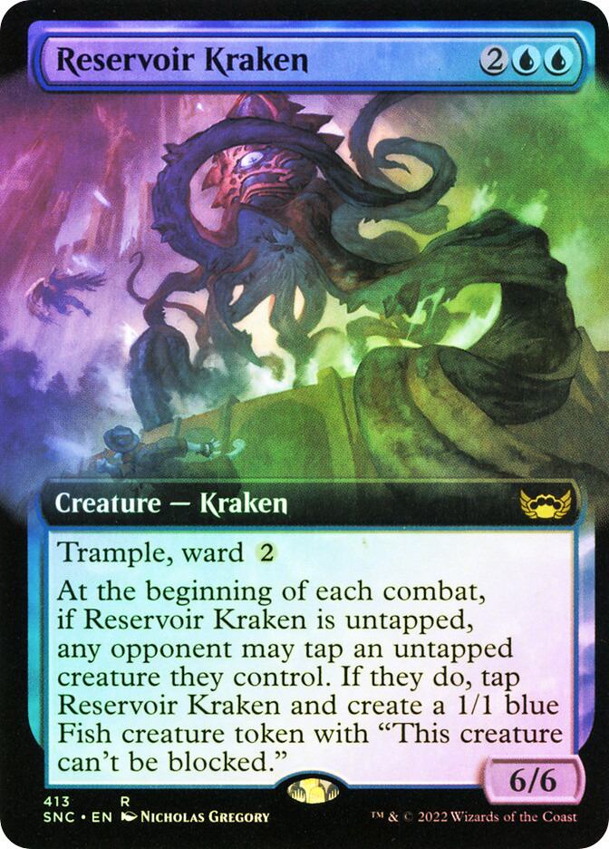 Kraken Del Embalse (Reservoir Kraken) · Streets Of New Capenna (SNC) #56 · Scryfall Magic: The