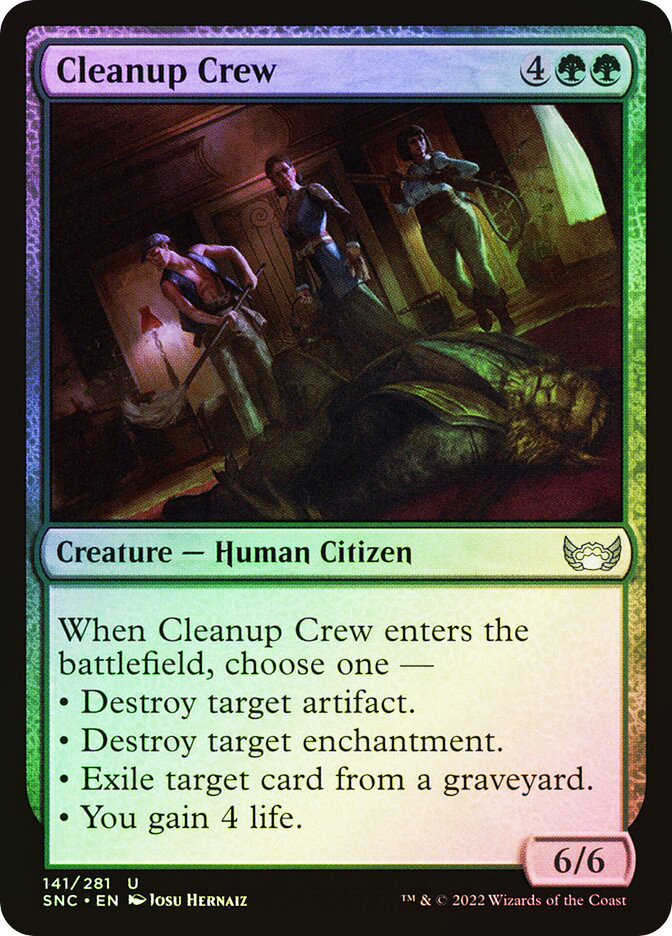 Clean Up Rcrew Cleanup Crew | Streets of New Capenna | Star City Games