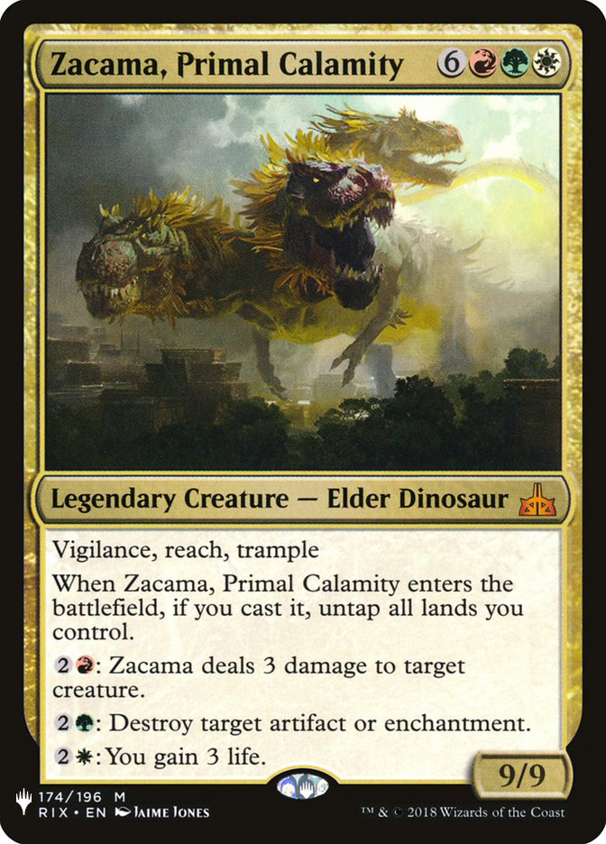 Zacama, Primal Calamity | Mystery Booster / The List | Star City Games