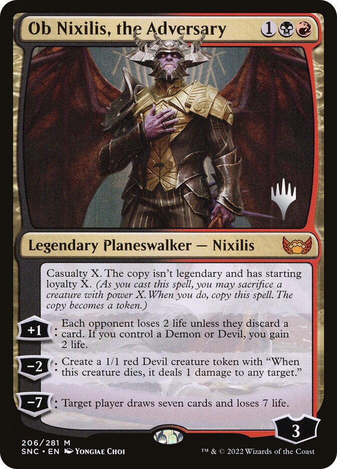 Ob Nixilis, the Adversary (Promo Pack) (Streets of New Capenna