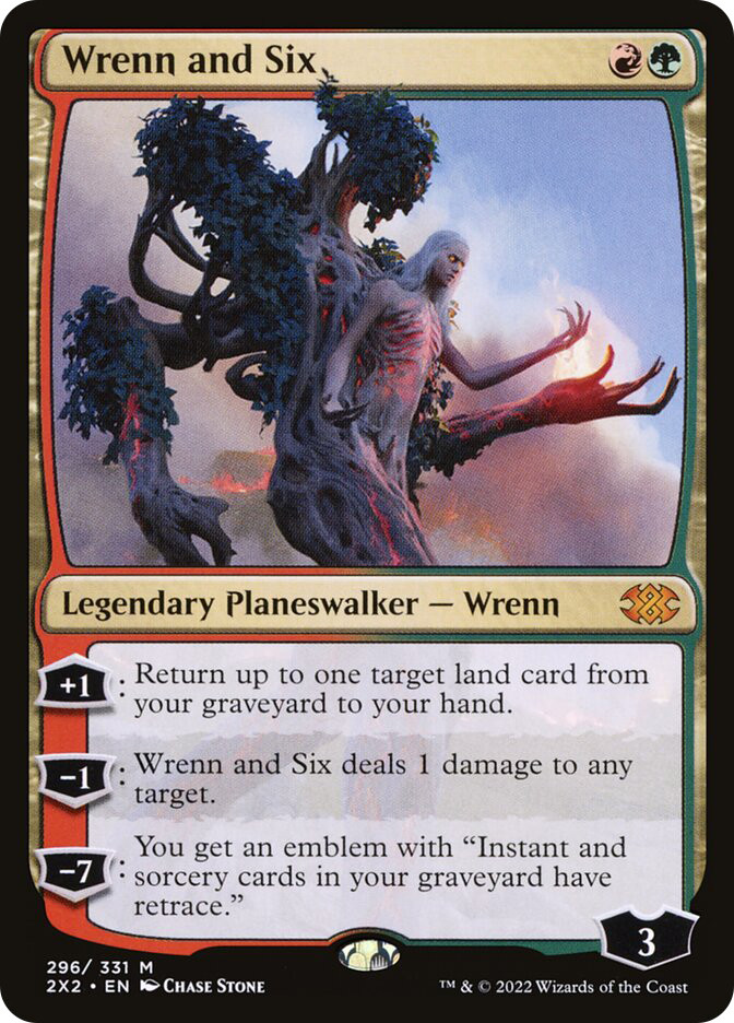 MTG Foil レンと六番/Wrenn and Six 中国語 Wrenn and Six | Double Masters 2022 | Star City Games