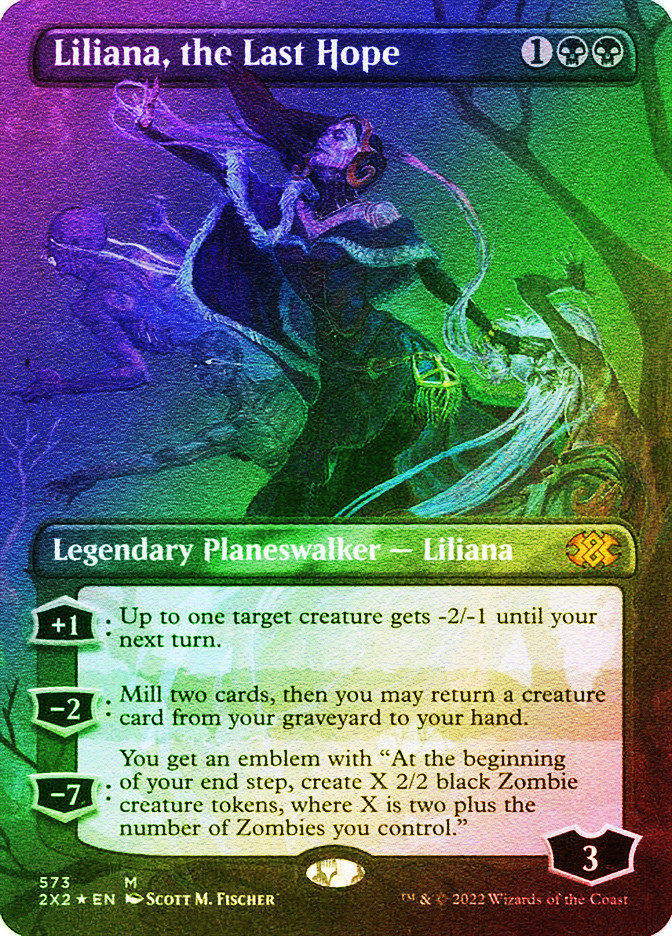 Liliana, the Last Hope テクスチャーFOIL★超希少★EN Liliana, the Last Hope | Double Masters 2022 | Star City Games