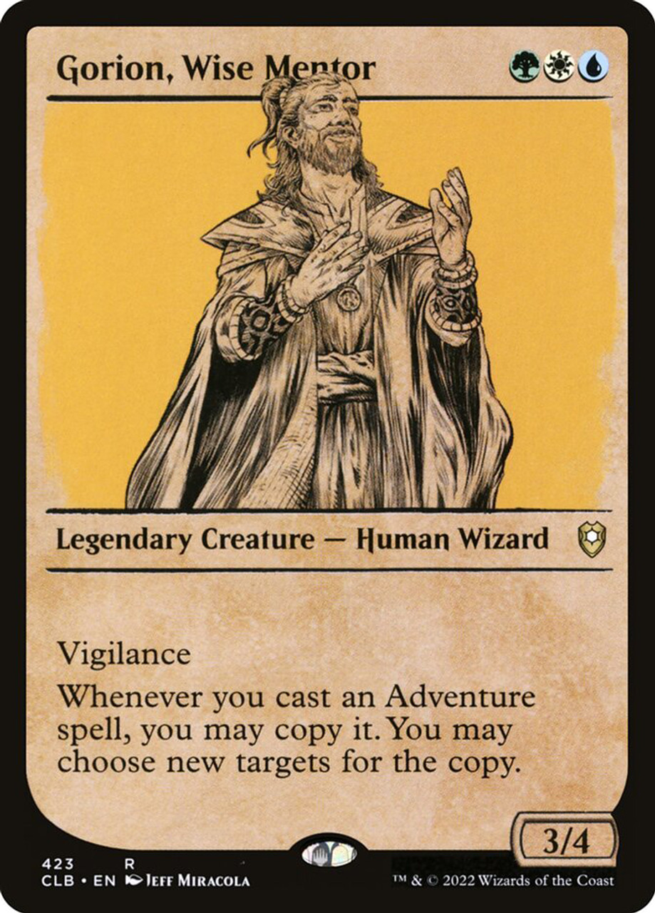 Gorion, Wise Mentor (Showcase)  Commander Legends: Battle for