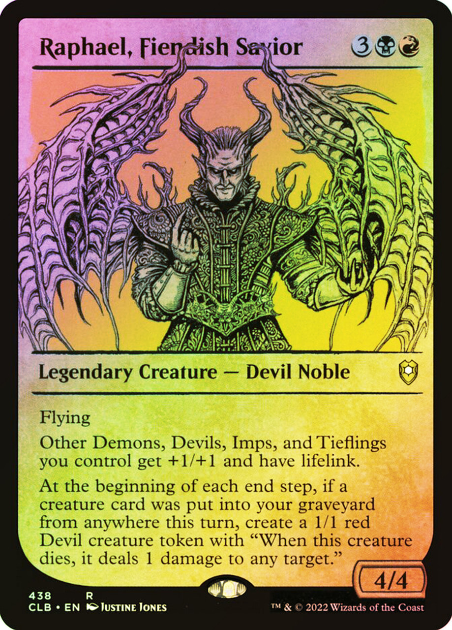 devils on l revitalized／メフィストフェレス Raphael, Fiendish Savior (Showcase) | Commander Legends