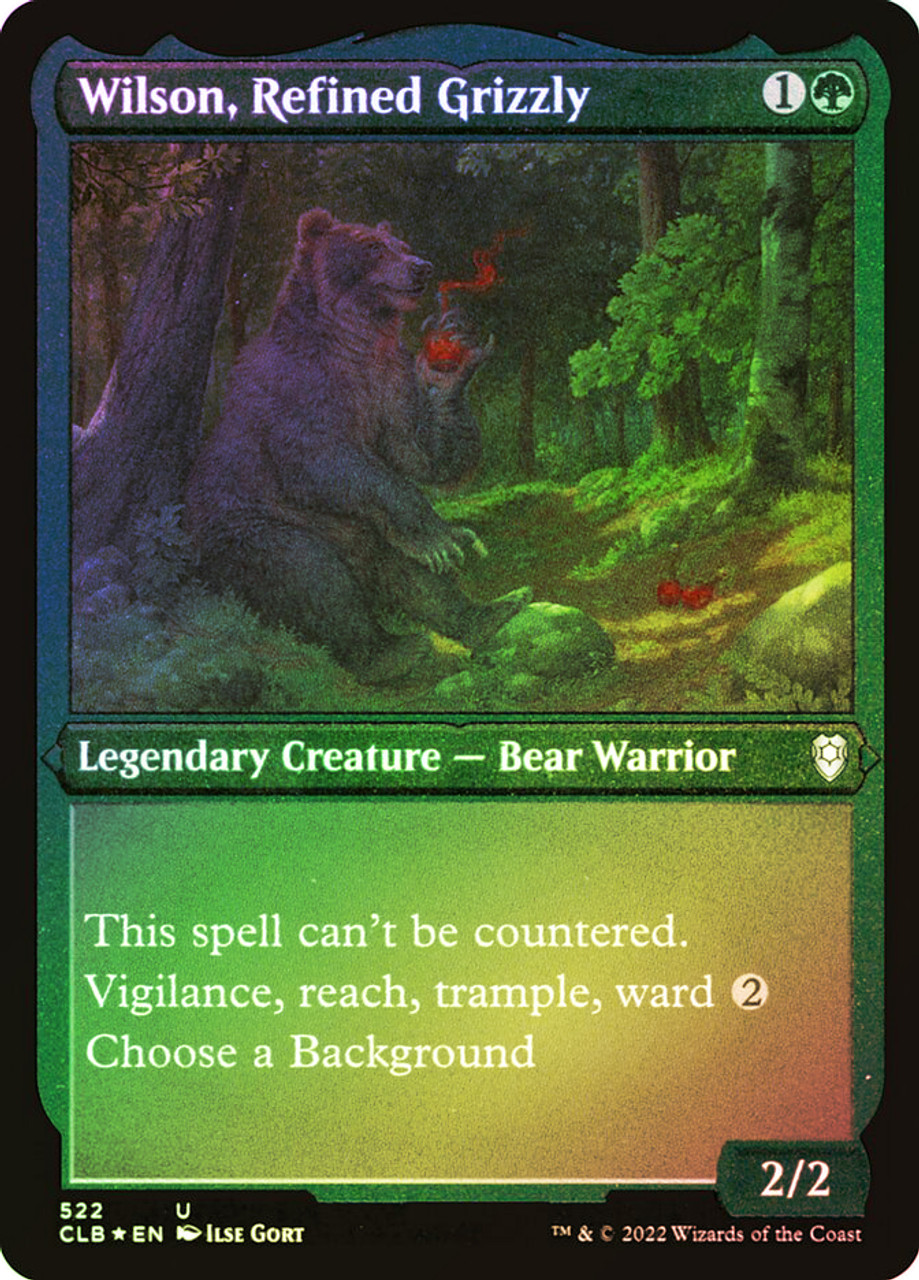 Wilson, Refined Grizzly (Foil Etched) | Commander Legends