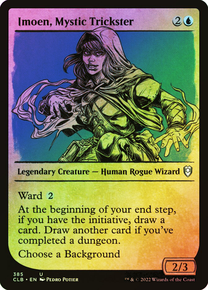黄緑紫運命destiny inspired by Yumingユーミン Imoen, Mystic Trickster | Commander Legends: Battle for Baldur's