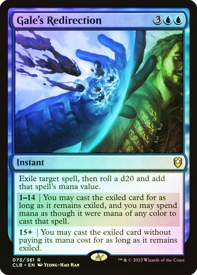 Gale's Redirection Commander Legends Battle for Baldur's Gate Star