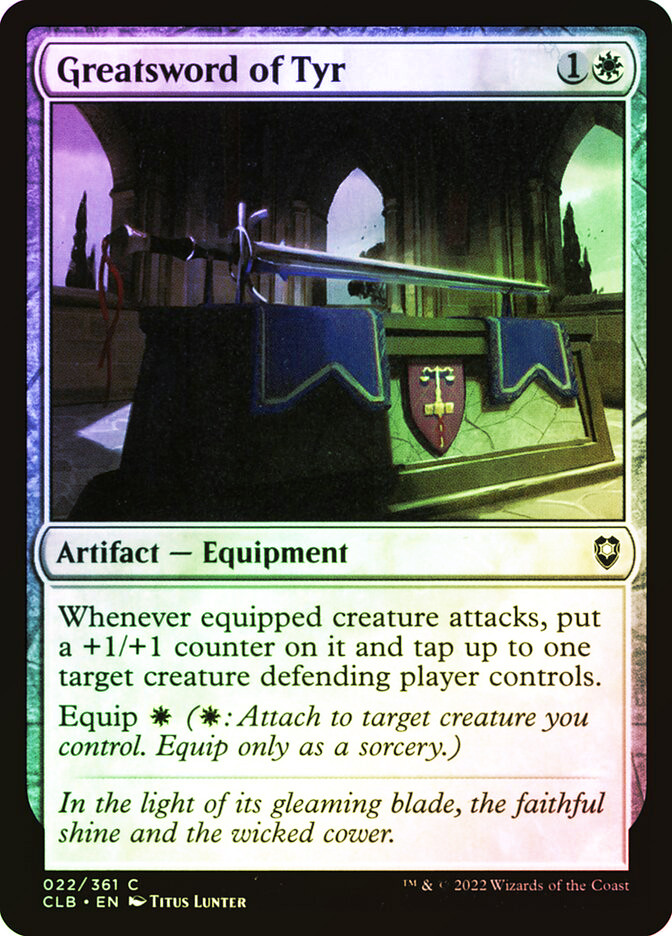 Greatsword of Tyr | Commander Legends: Battle for Baldur's Gate