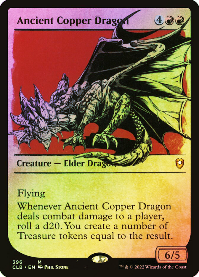 ancient copper dragon mtg final fantasy MTG Final Fantasy: Dragon of Mount Gulg Ancient Copper Dragon (Showcase) PSA 10