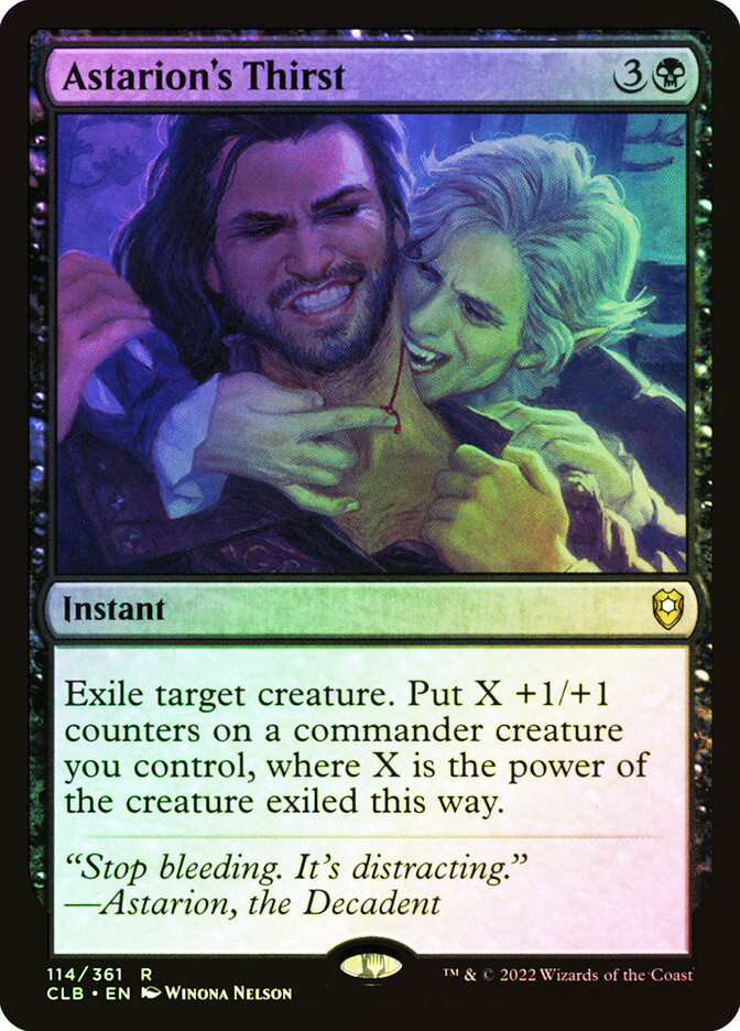 astarion's thirst mtg card MTG Secret Lair: Astarion's Thirst (Non-Foil Edition) : Amazon.sg: Toys main image 1