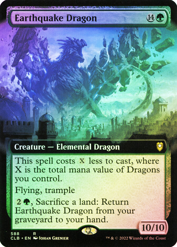earthquake mtg card Earthquake Dragon | Commander Legends: Battle for Baldur's Gate Foil | Commander