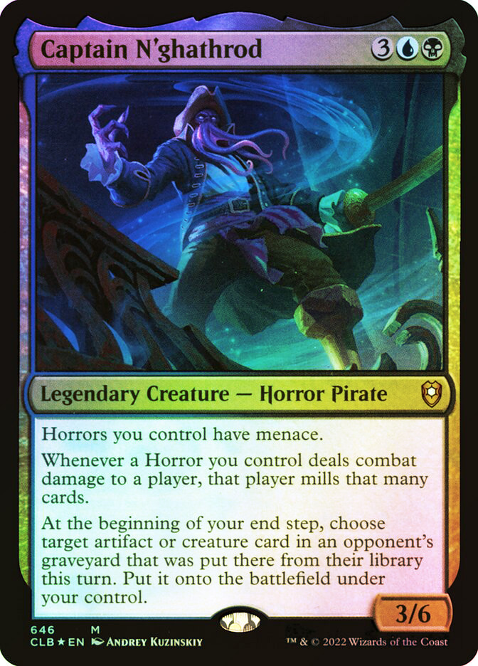 Captain N'ghathrod | Commander Legends: Battle for Baldur's Gate