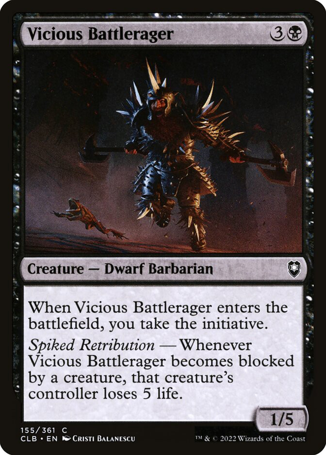 Vicious Battlerager | Commander Legends: Battle for Baldur's Gate