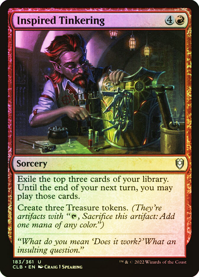 mtg cards with inspired Rules Text: Inspired, 24 cards