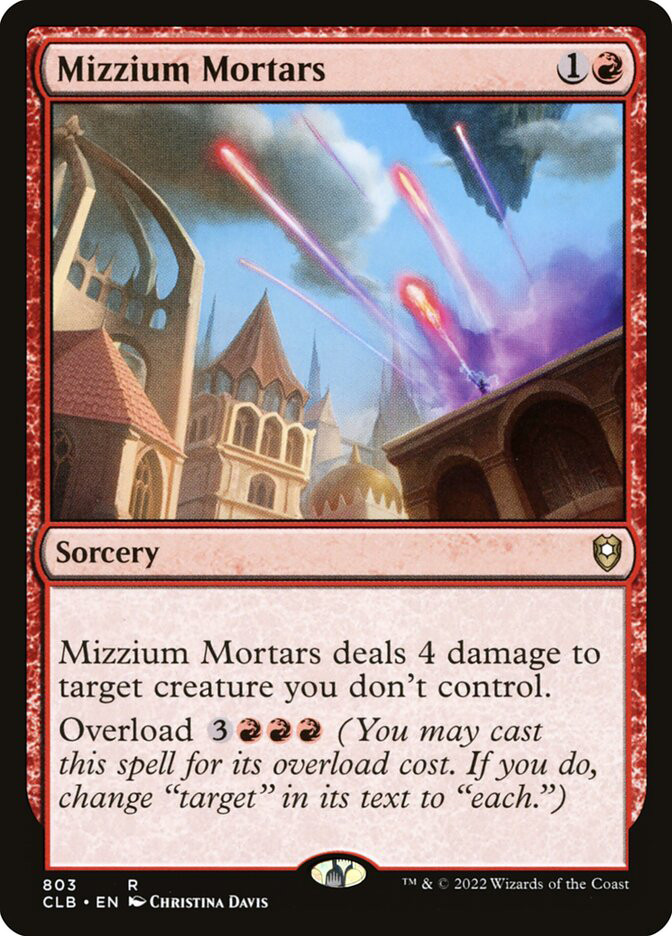 Mizzium Mortars | Commander Legends: Battle for Baldur's Gate