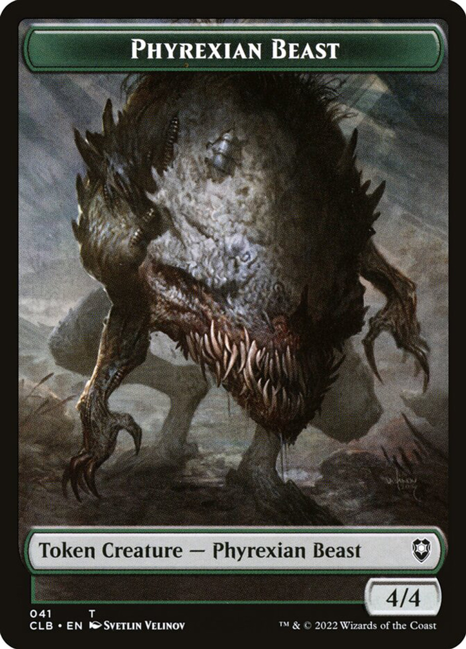 Phyrexian Beast Token} // {Wurm Token} | Commander Legends: Battle