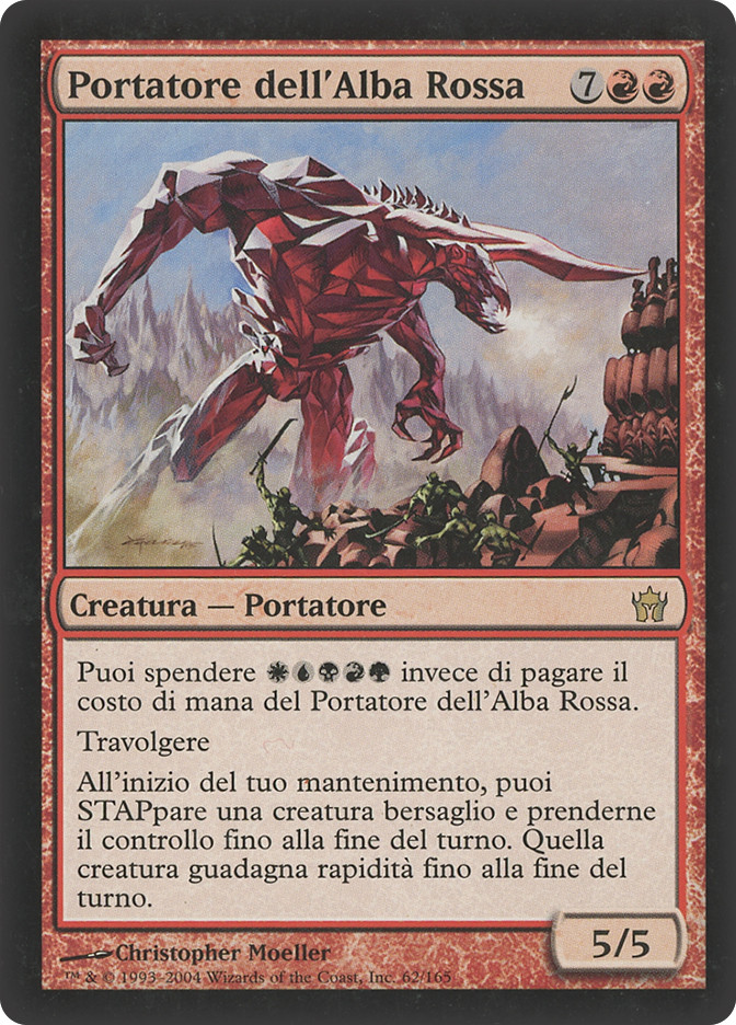 Magic: The Gathering - Bringer of The Red Dawn - Portatore