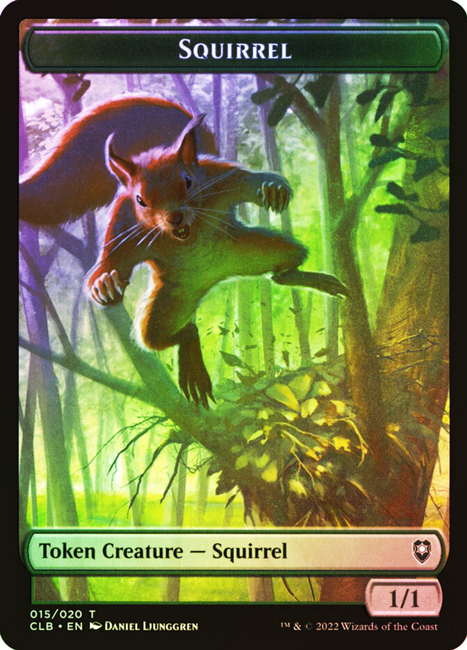 Squirrel Token} // {Treasure Token} | Commander Legends
