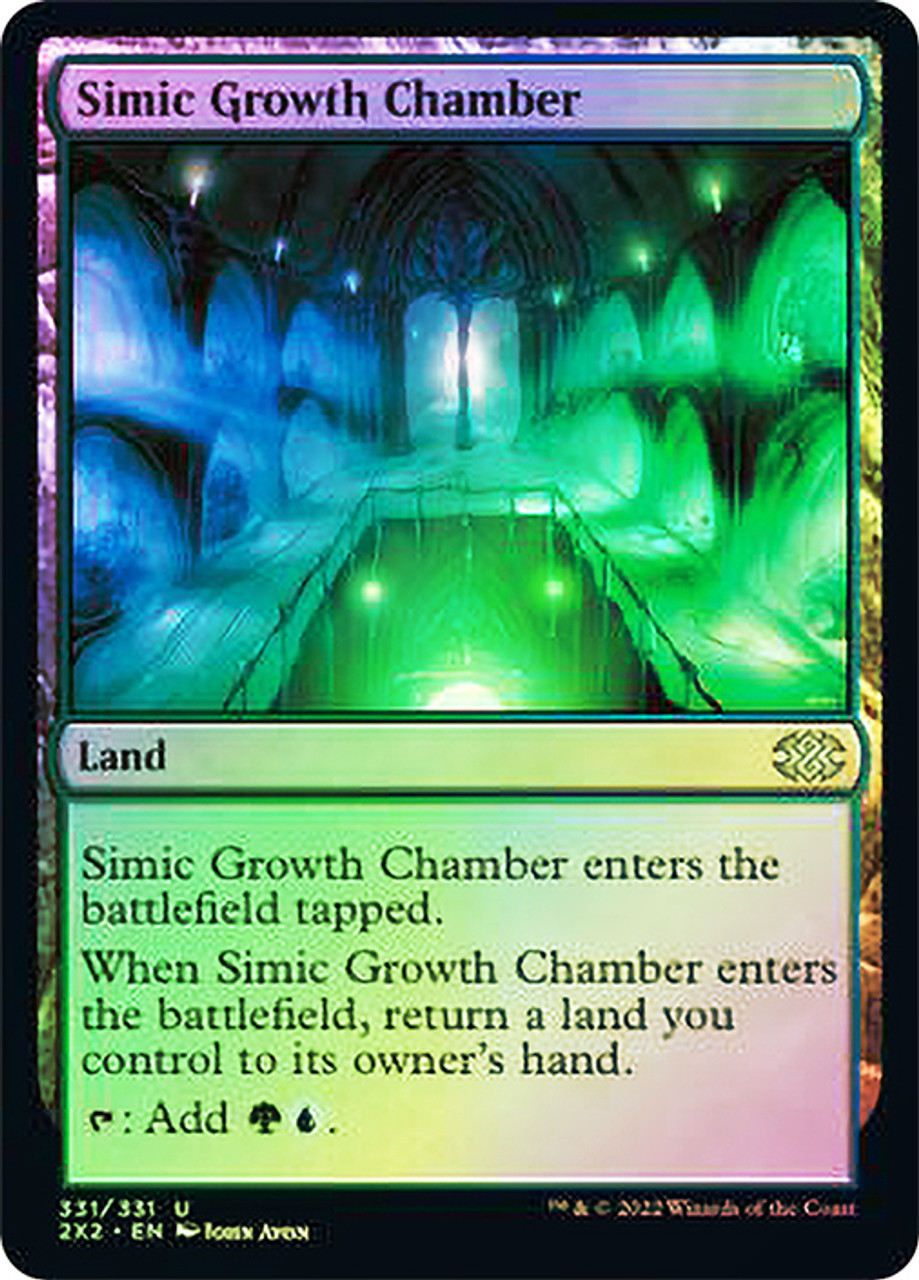 シミックの成長室/Simic Growth Chamber foil4枚セット Simic Growth Chamber | Double Masters 2022 | Star City Games