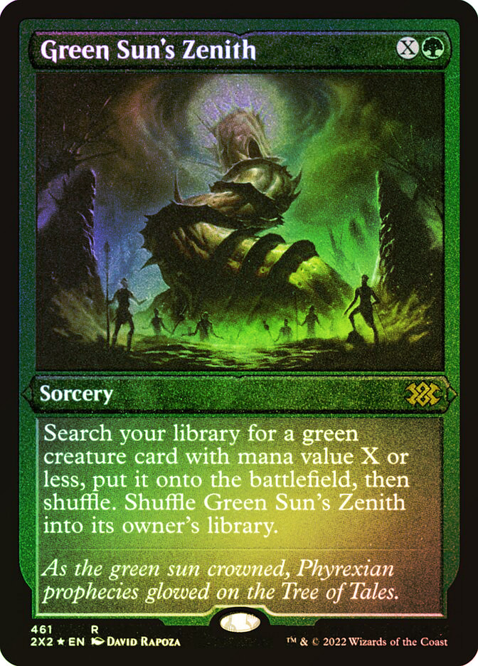 緑の太陽の頂点/Green Sun's Zenith foil 2枚セット Green Sun's Zenith | Double Masters 2022 | Star City Games