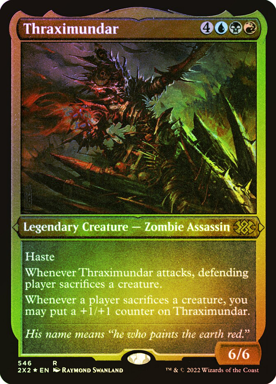 Thraximundar (Foil Etched) | Double Masters 2022 - Alternate Foil 