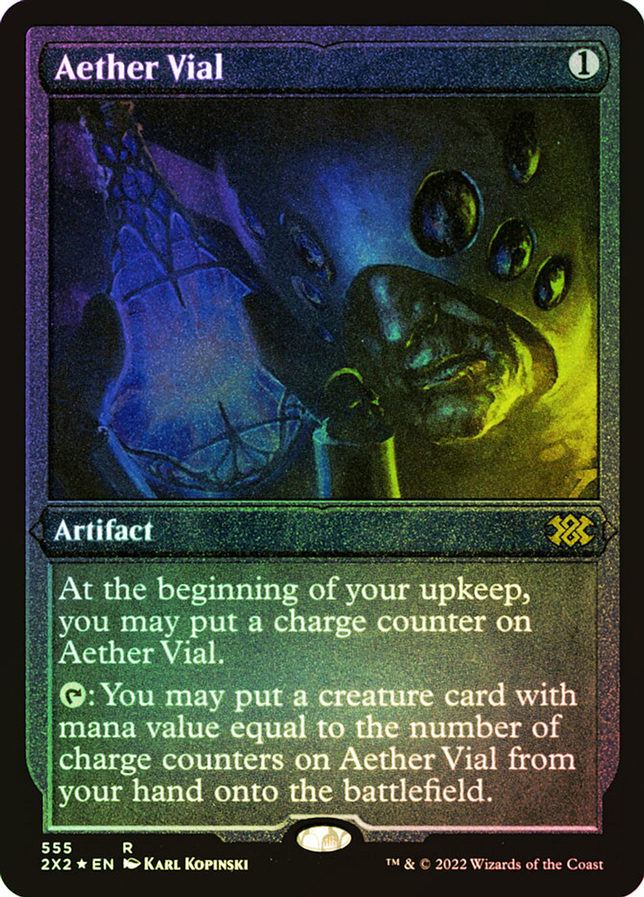 人気商品 MTG【Foil/日】霊気の薬瓶/AEther Vial [DST 